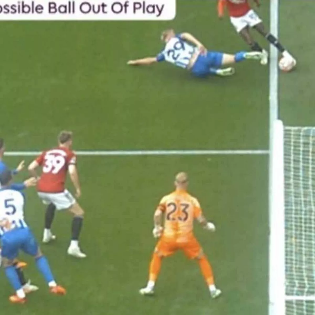 Man Utd fans fume as new angle of Rasmus Hojlund's disallowed goal against  Brighton emerges - Mirror Online