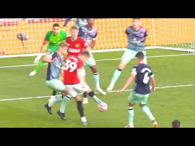 Scott McTominay Goal vs Brentford at Old Trafford Stadium English Premiere League 2023 - YouTube