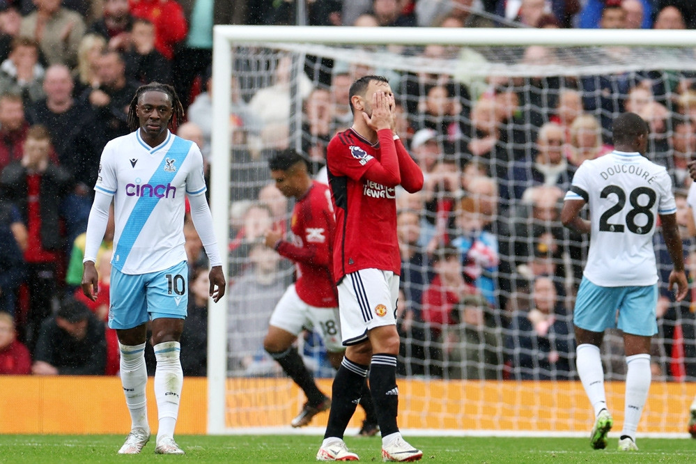 Kết quả bóng đá MU 0-1 Crystal Palace, vòng 7 Ngoại hạng Anh